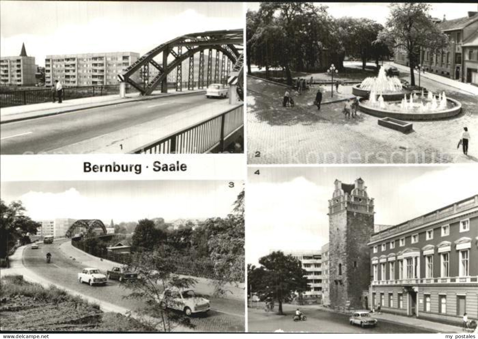 72548581 Bernburg Saale Nienburger-Tor Friedensbruecke Lindenplatz  Bernburg - Bernburg (Saale)