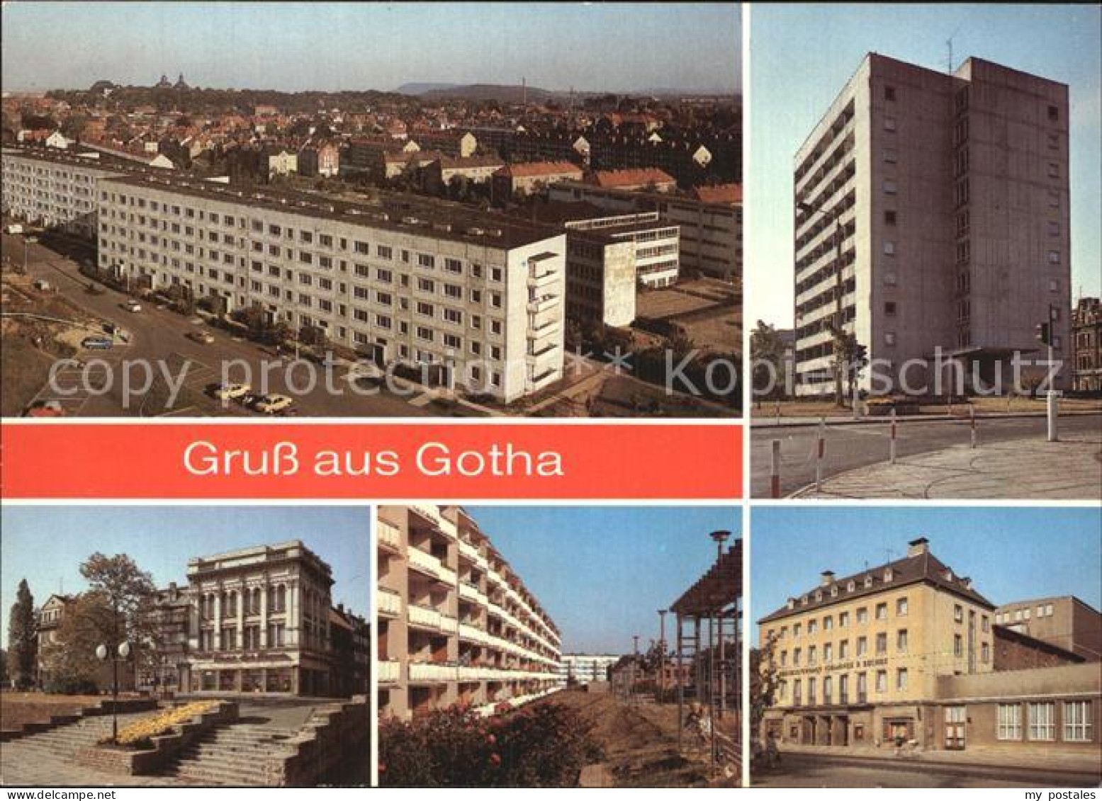 72548487 Gotha Thueringen Hochhaus Am Leninplatz Kreiskulturhaus Gotha - Gotha