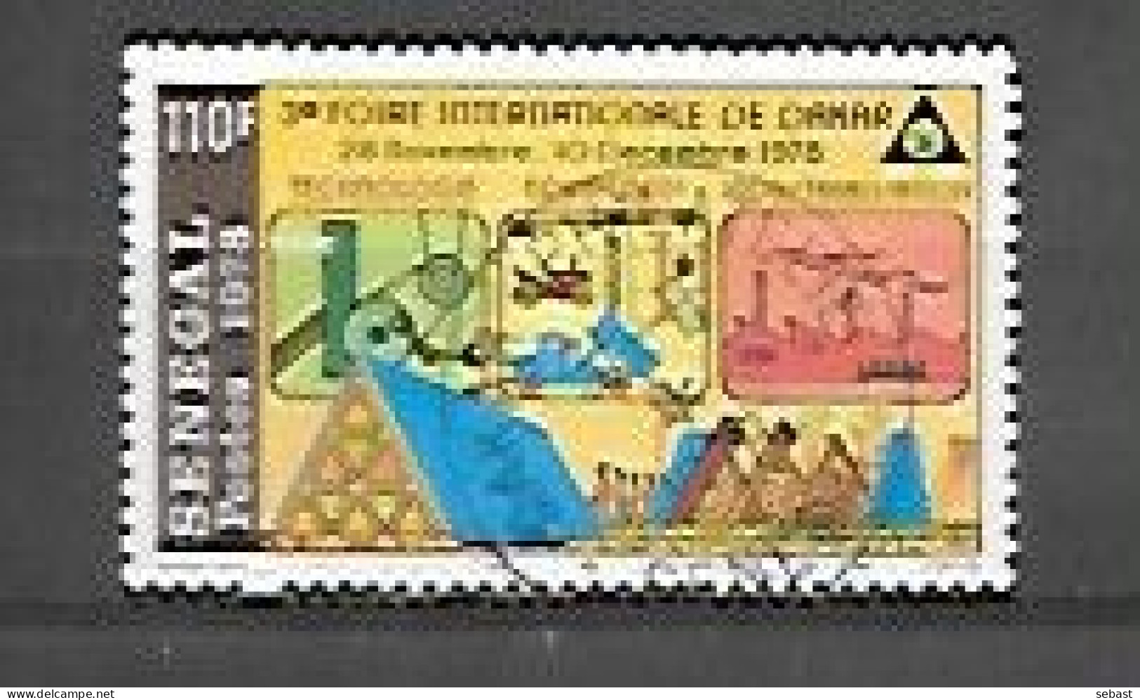 TIMBRE OBLITERE DU SENEGAL DE 1978 N° MICHEL 679 - Sénégal (1960-...)