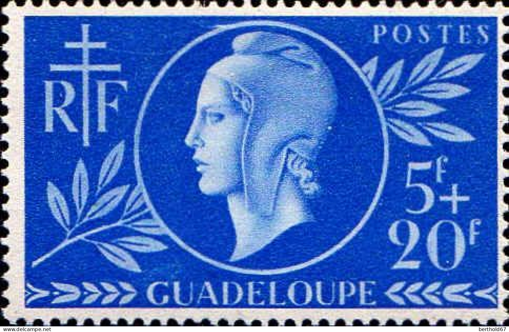 Guadeloupe Poste N** Yv:175 Mi:183 Marianne De Dulac - Unused Stamps