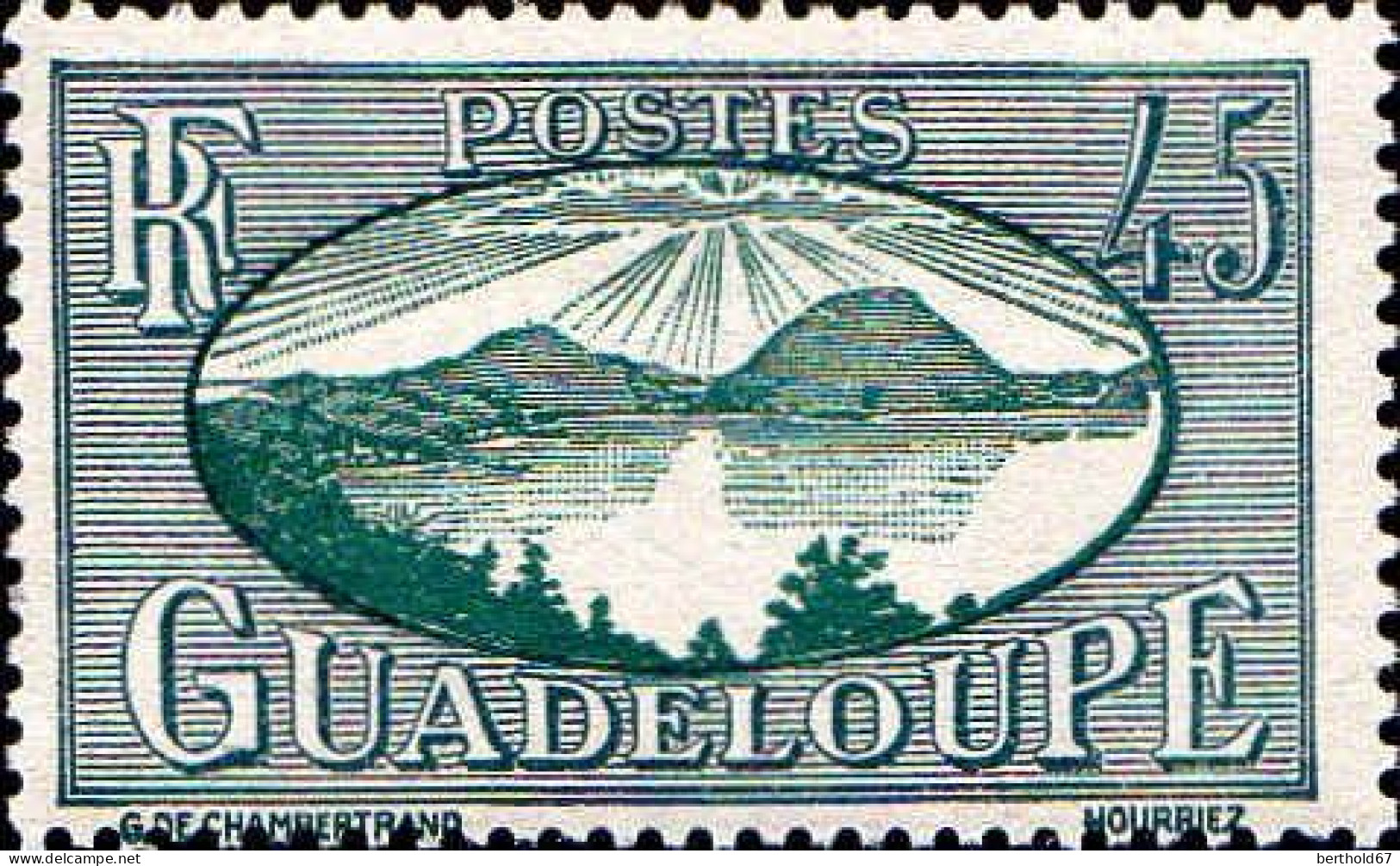Guadeloupe Poste N** Yv:148 Mi:153 Rade Des Saintes - Neufs