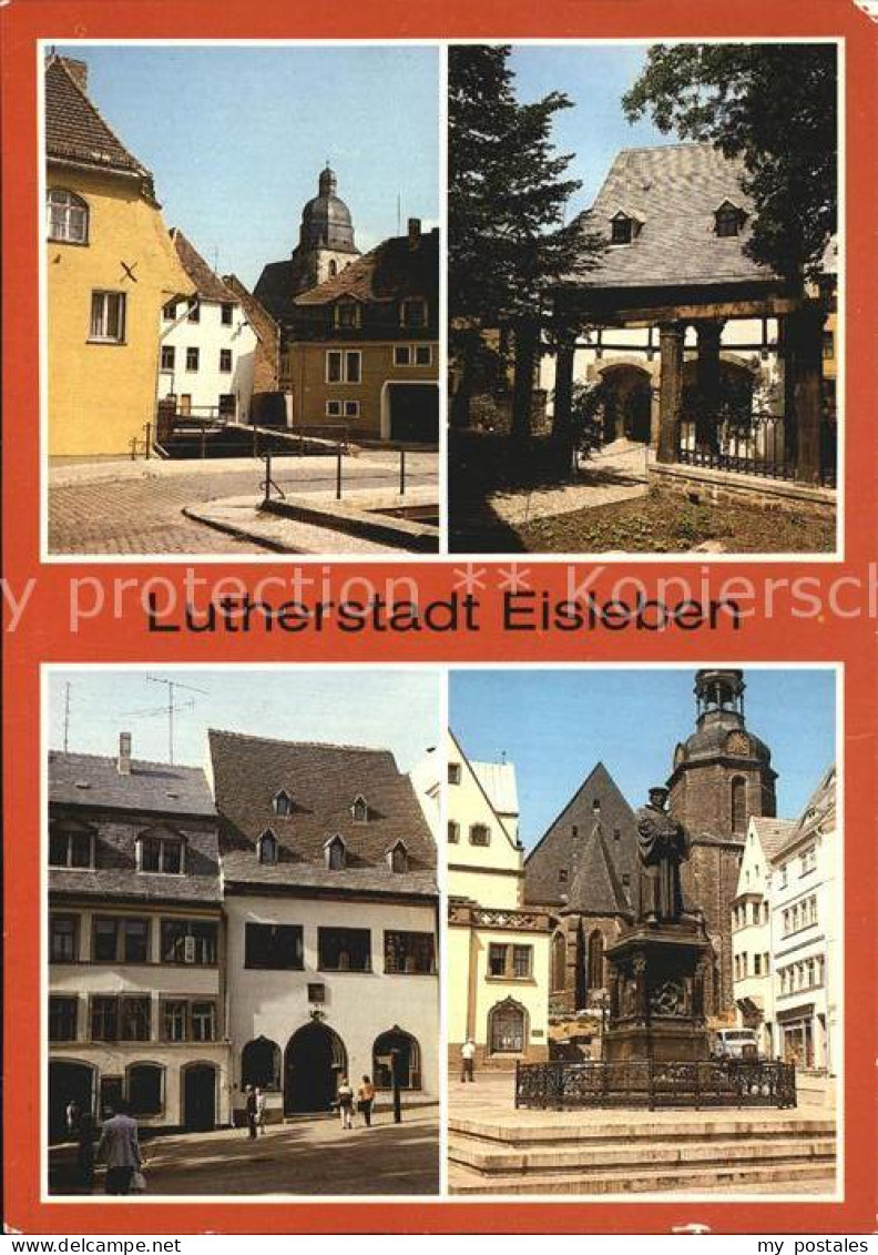 72548387 Eisleben Lutherstadt Mit Lutherdenkmal Eisleben - Eisleben