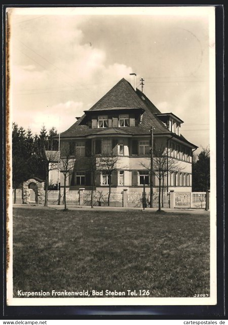 AK Bad Steben, Kurhotel Frankenwald  - Bad Steben