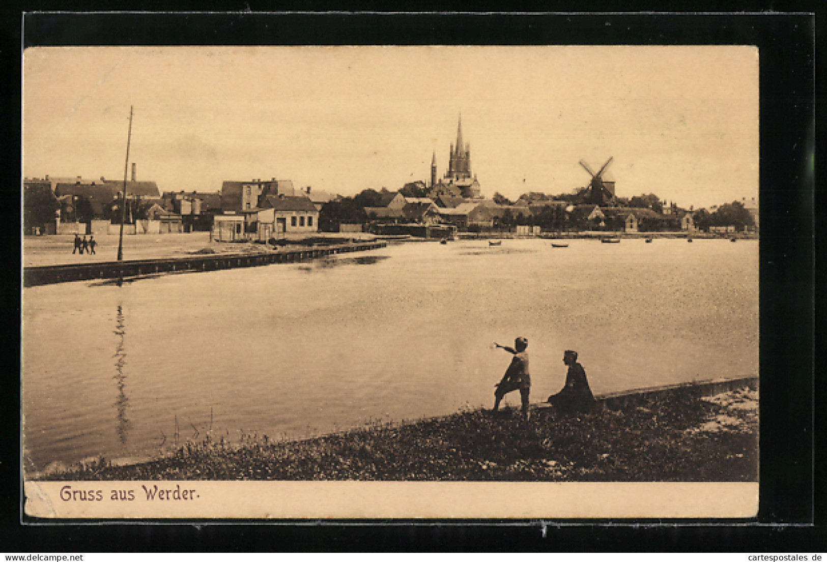 AK Werder, Partie Am Hafen  - Werder