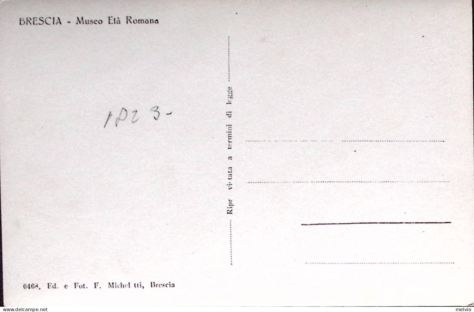 1940-(circa) BRESCIA Museo Età Romana,nuova - Brescia