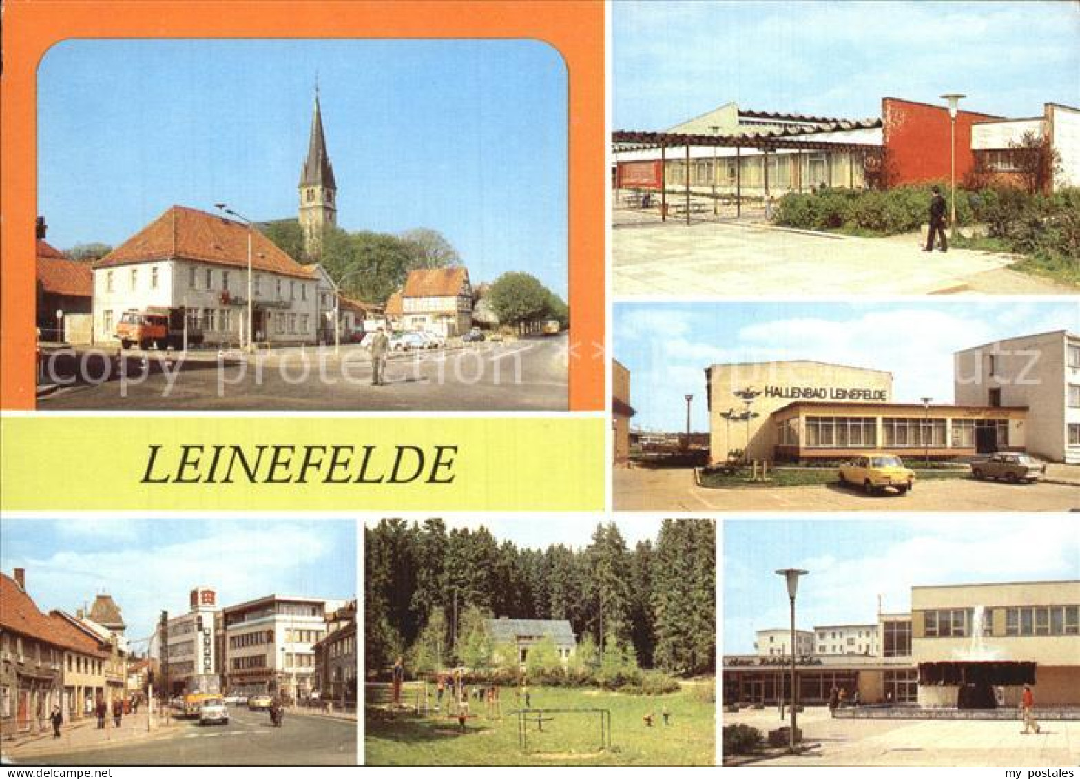 72548079 Leinefelde-Worbis Hallenbad Restaurants Eichsfelder-Hof Und Stadt-Leine - Worbis