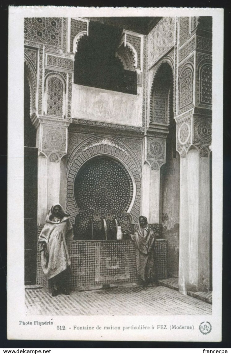 1100 - MAROC - Fontaine De Maison Particulière à FEZ - Fez (Fès)