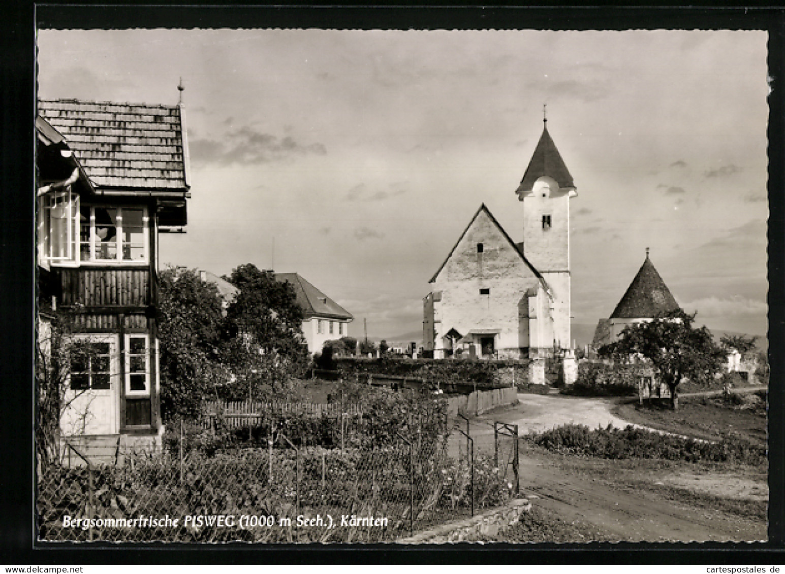 AK Gurk In Kärnten, Pisweg, Blick Zur Kirche  - Other & Unclassified