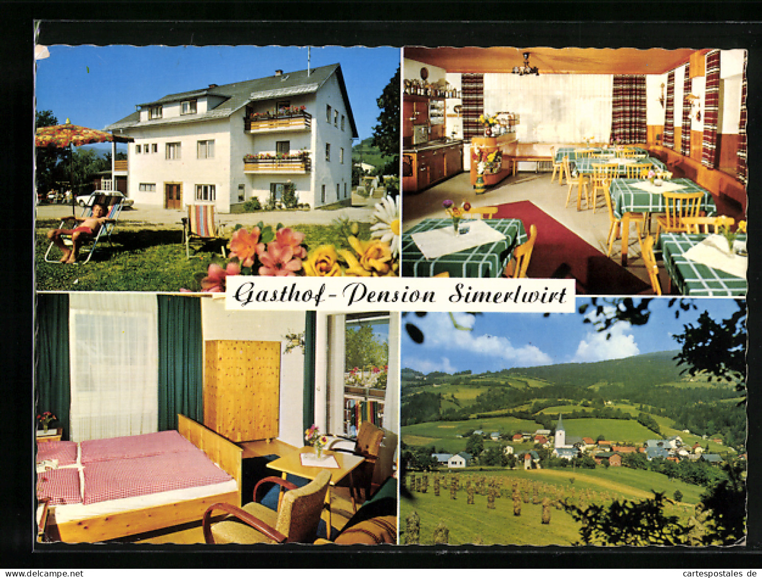 AK Bad St. Leonhard Im Lavanttal, Schiefling, Gasthof-Pension Simerlwirt  - Autres & Non Classés