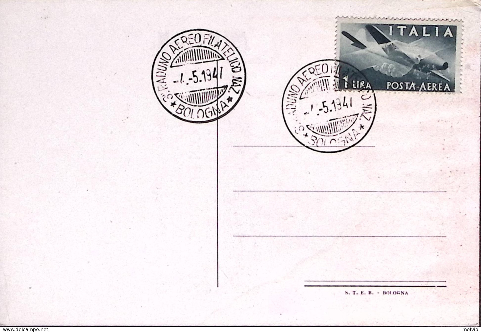 1947-BOLOGNA 3 Raduno Filatelico Annullo Speciale (4.5) Su Cartolina - 1946-60: Storia Postale