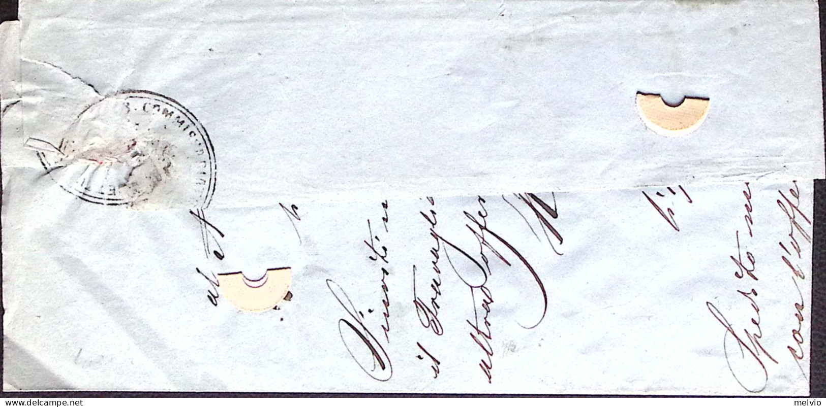 1876-FR.LLI SERVIZIO Due C.0,05 Su Soprascritta Verona (11.9) - Marcophilia