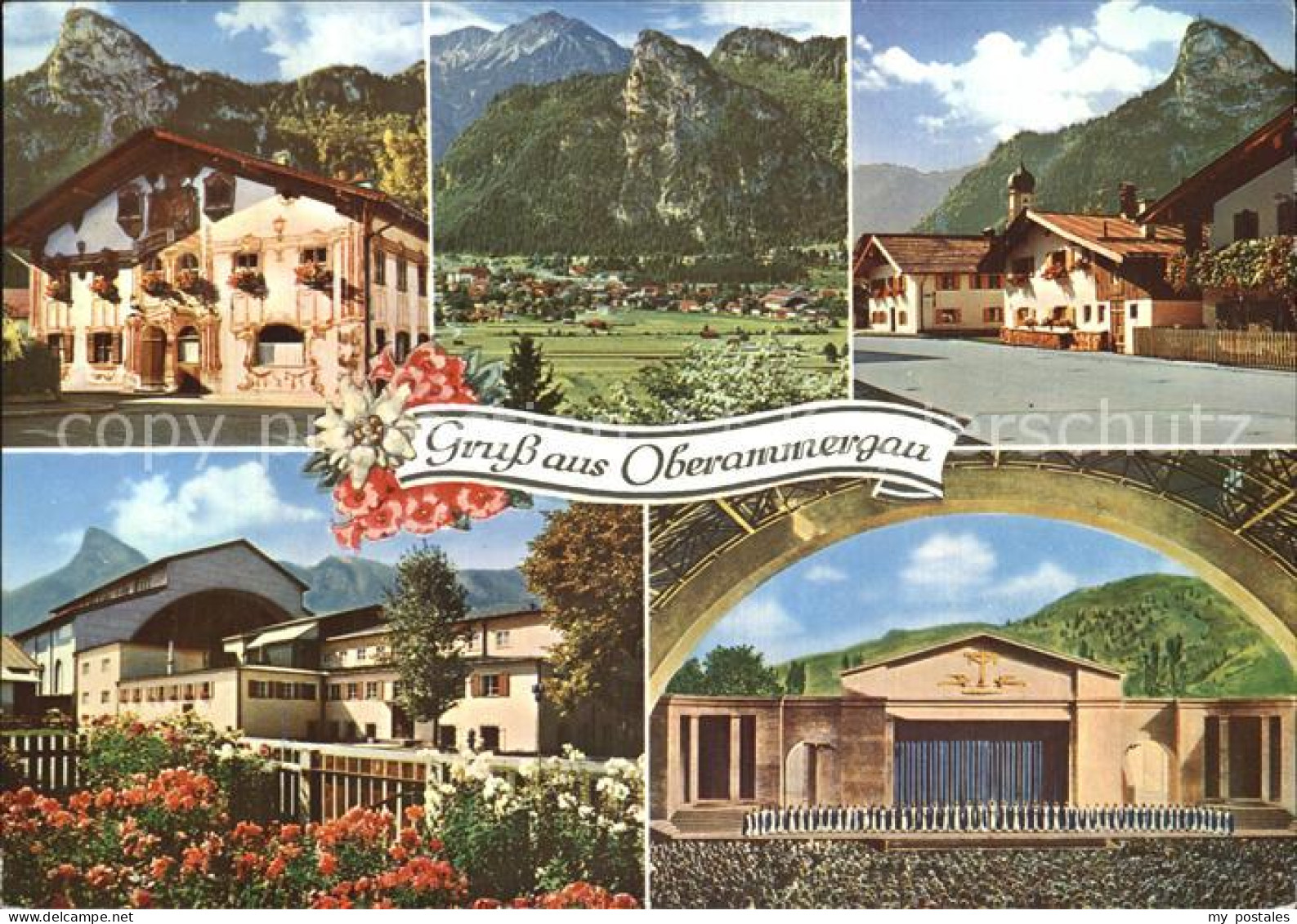 72547709 Oberammergau Pilatushaus Kofel Dedlerstr Passisonsspielhaus Buehne Und  - Oberammergau