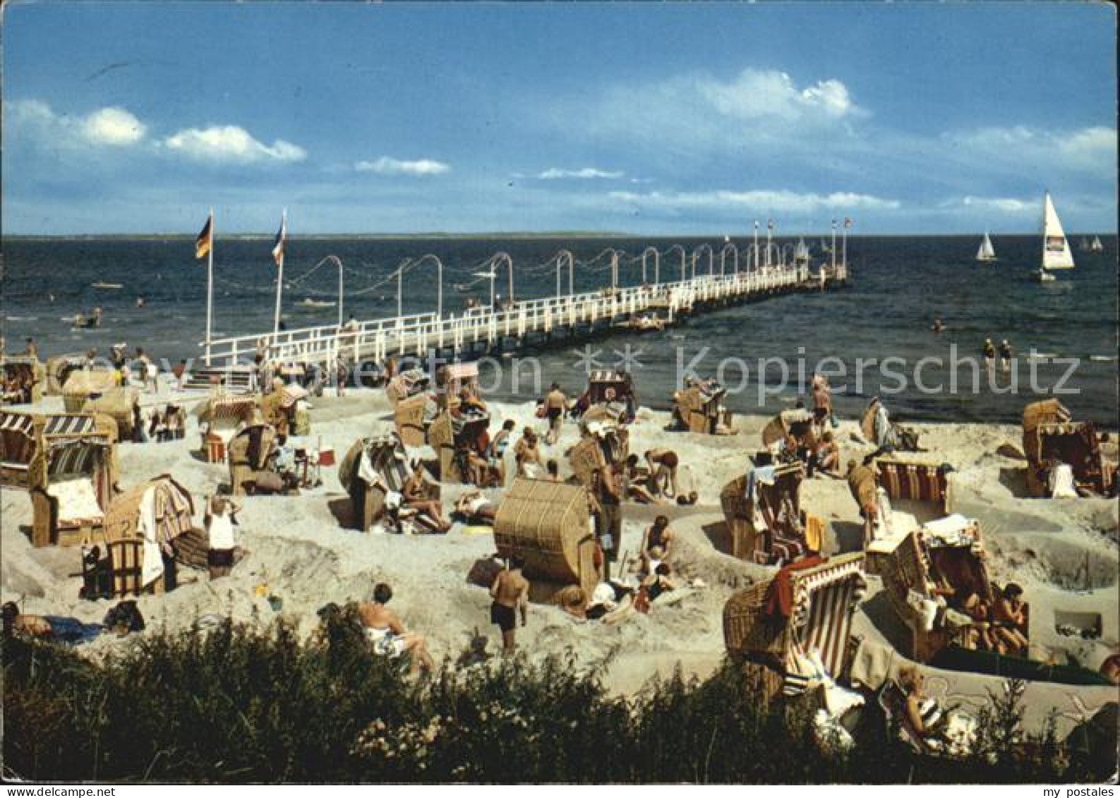 72547642 Scharbeutz Ostseebad Strand Mit Seebruecke Scharbeutz - Scharbeutz