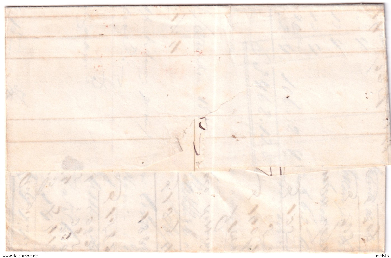 1832-LIVORNO SD In Rosso Arrivo Su Lettera Completa Testo Da TORINO (18.9) - ...-1850 Préphilatélie