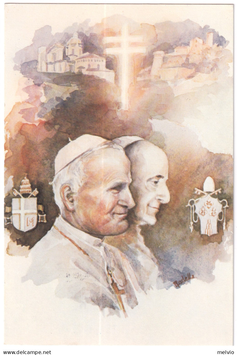 1982-VISITA PAPA GIOVANNI PAOLO II^a BRESCIA Annullo Speciale (26.9) Su Cartolin - 1981-90: Marcophilia