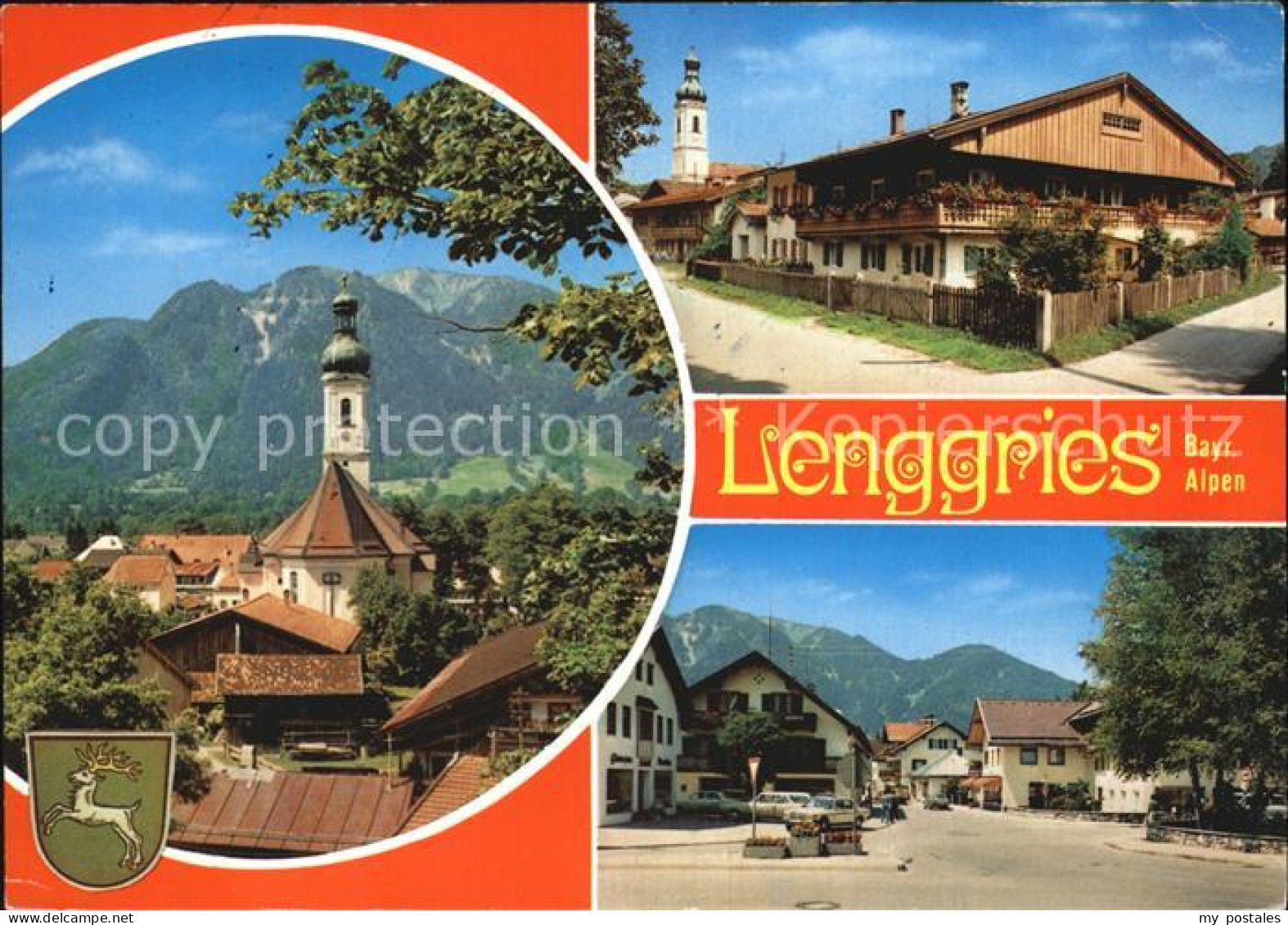 72547586 Lenggries Kirche Dorfmotive Lenggries - Lenggries
