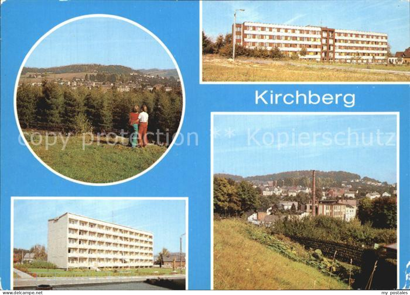 72547522 Kirchberg Sachsen Teilansicht Krankenhaus Neubauten Panorama Kirchberg  - Autres & Non Classés