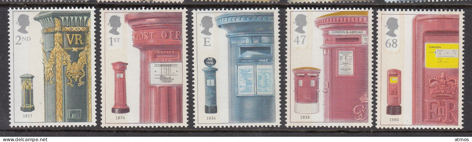 Great Britain MNH Michel Nr 2053/57 From 2002 - Unused Stamps