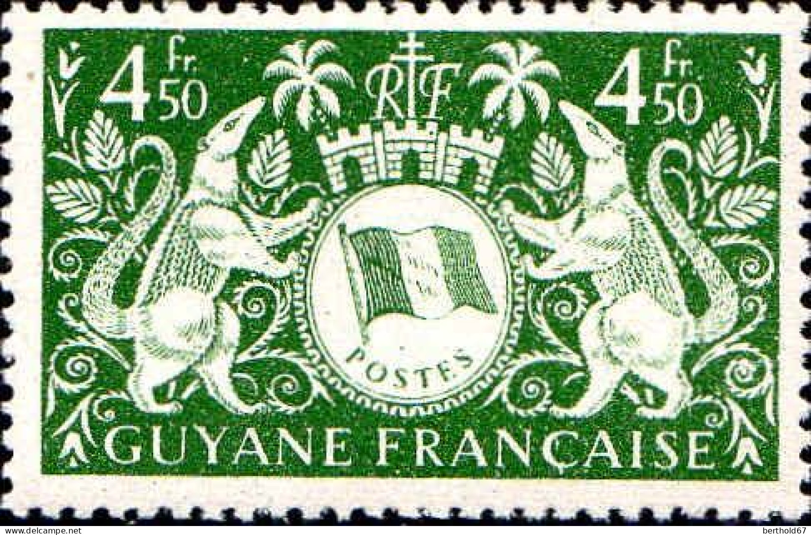 Guyane Poste N** Yv:196 Mi:221 Serie De Londres Drapeau Francais - Neufs