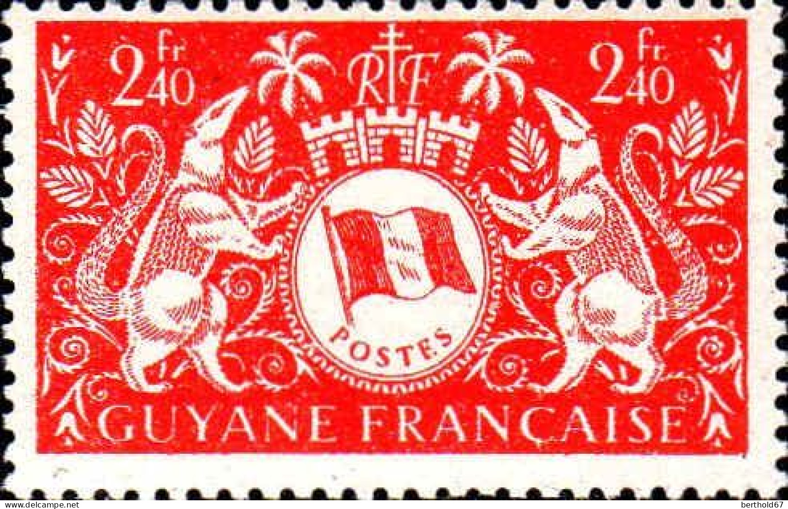 Guyane Poste N** Yv:193 Mi:218 Serie De Londres Drapeau Francais - Neufs