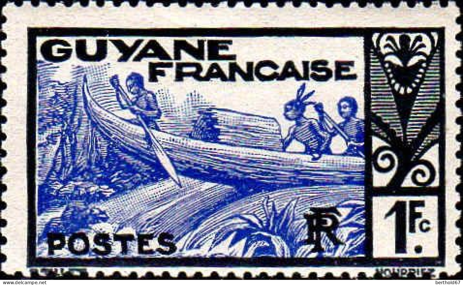 Guyane Poste N** Yv:163 Mi:135 Pirogue Sur Le Maroni - Neufs