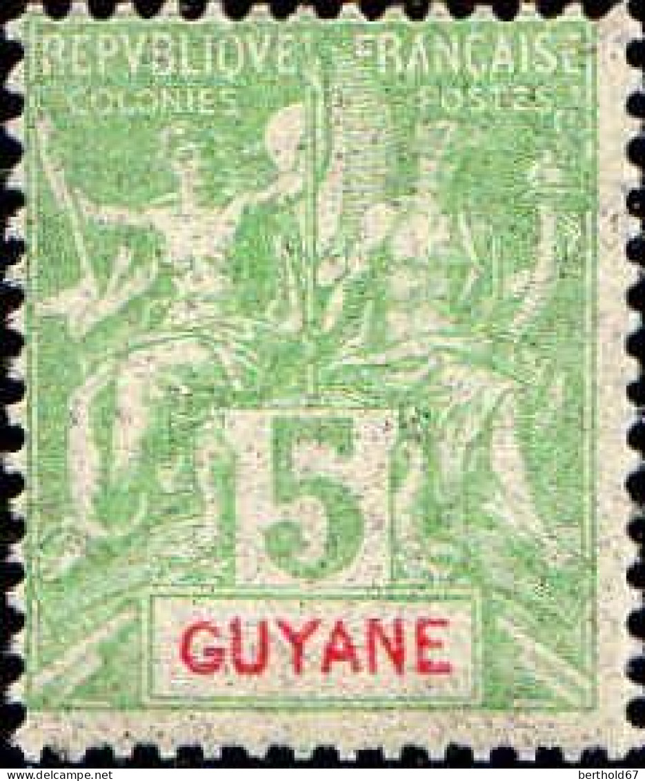 Guyane Poste N** Yv: 43 Mi:43 Groupe Allégorique Mouchon - Neufs