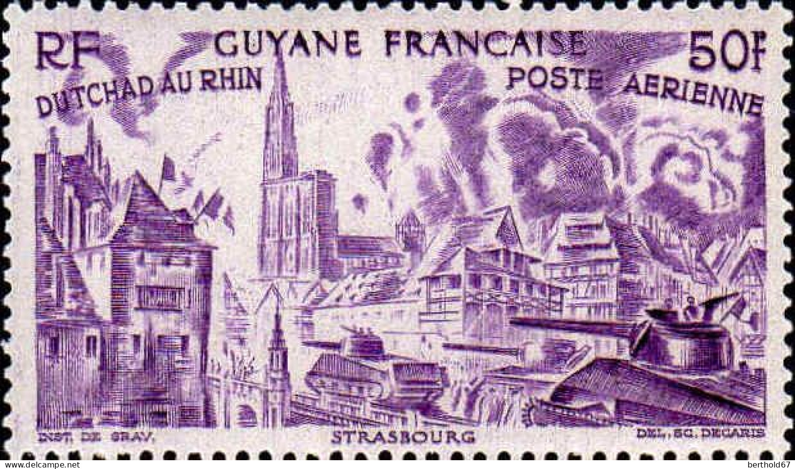 Guyane Avion N** Yv:29/34 Du Tchad Au Rhin - Ongebruikt