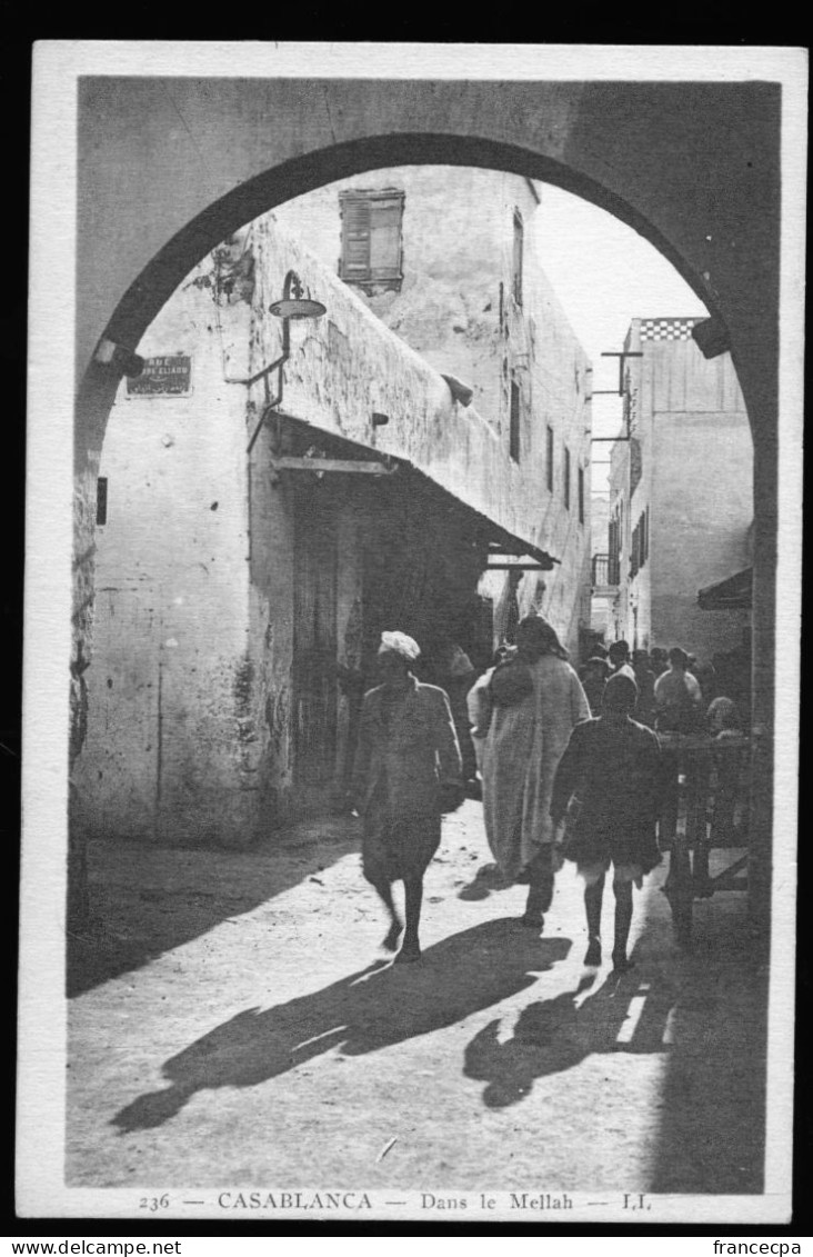 1105 - MAROC - CASABLANCA - Dans Le Mellah - Casablanca