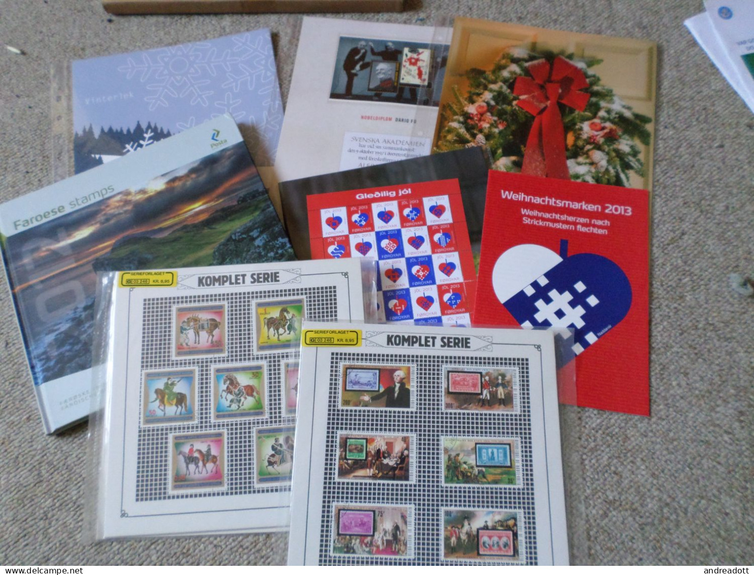 Etwa 20kg Briefmarken - Skandinavien - Abo's - Sammlung