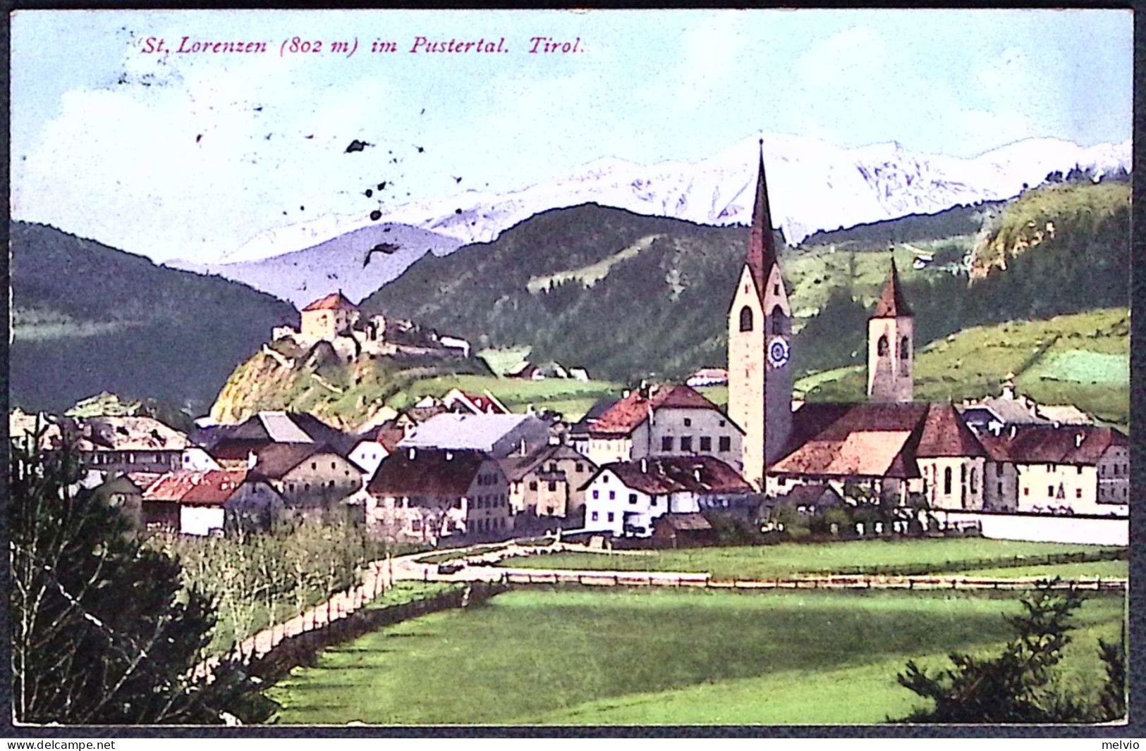 1918-St. Lorenzen Im Pustertal (San Lorenzo Di Sebato) Viaggiata PM 49 (2.11) Af - Siena