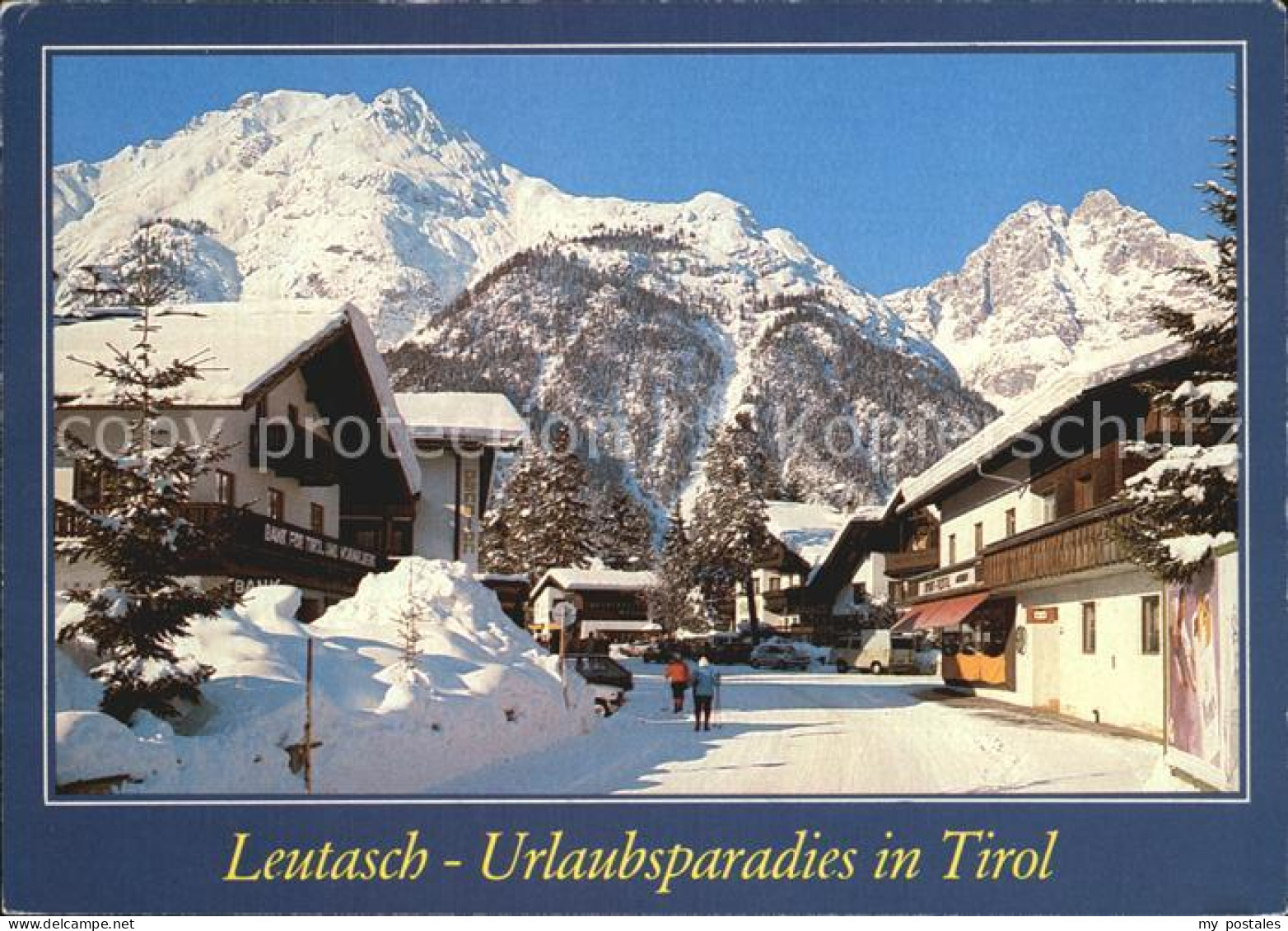 72547439 Leutasch Dorfpartie Mit Weidach Und Gehrenspitze Leutasch Tirol - Autres & Non Classés