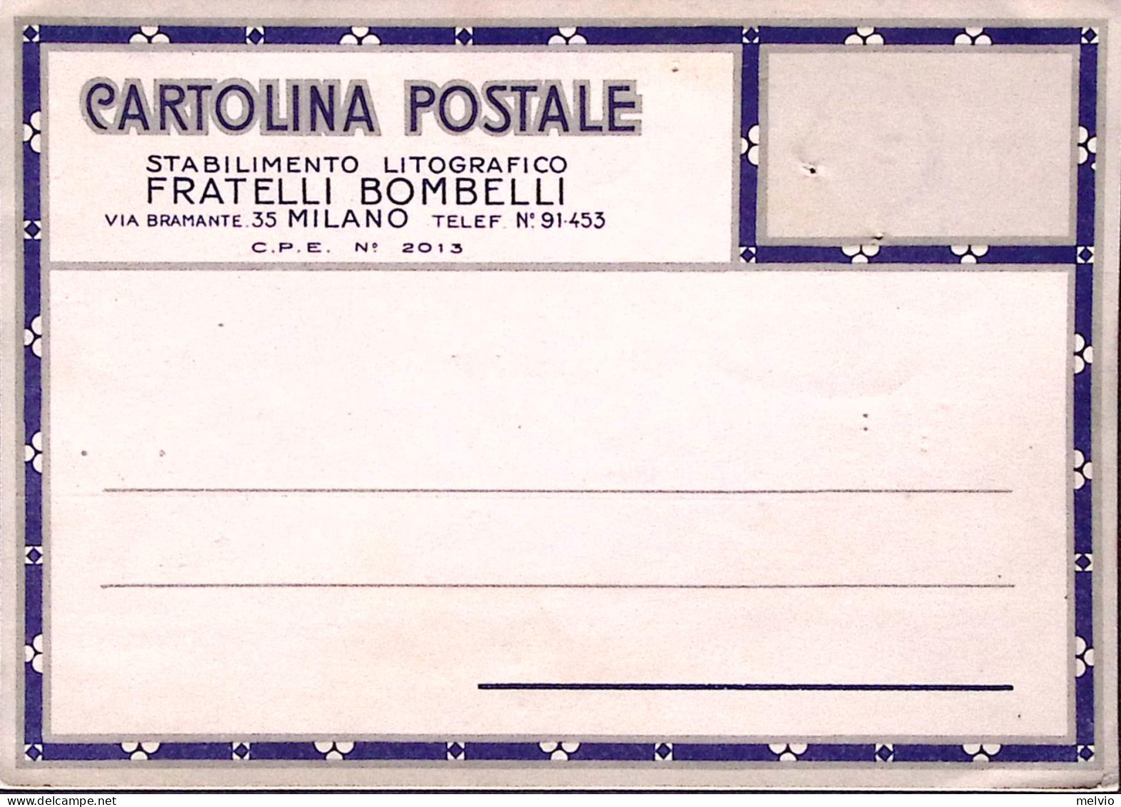 1943-MILANO Stabilimento Litografico Fratelli Bombelli Con Dichiarazione Dattilo - Poststempel