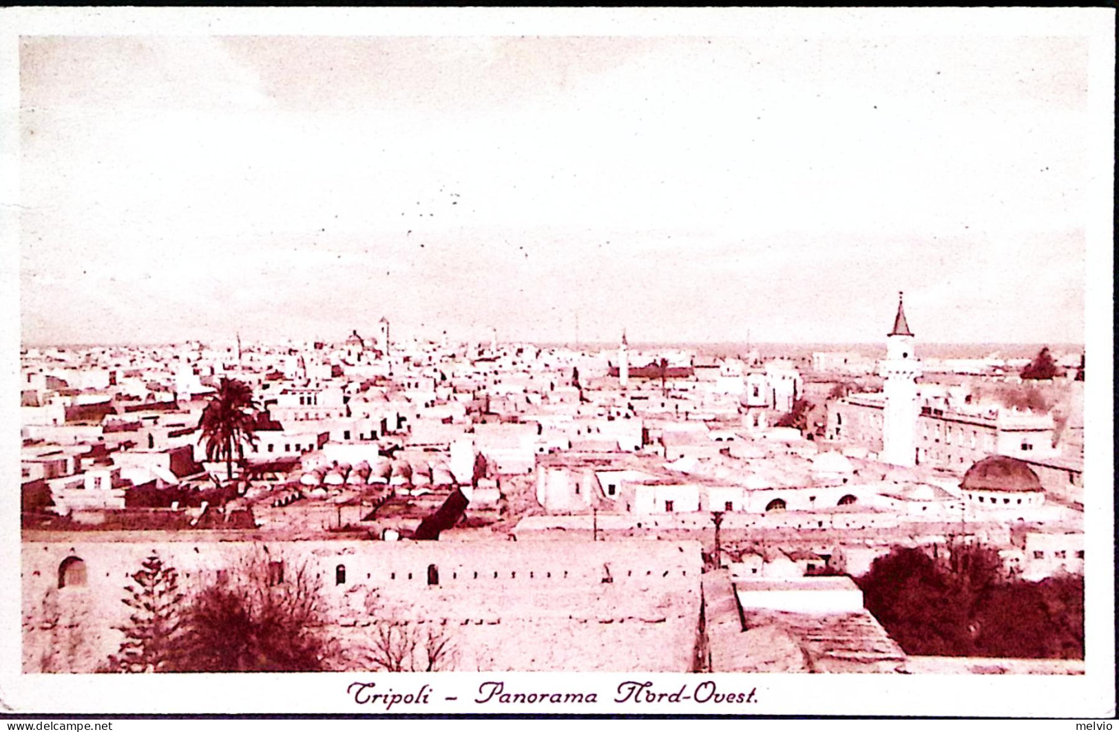 1936-TRIPOLI Panorama Nord-Ovest Viaggiata - Libyen