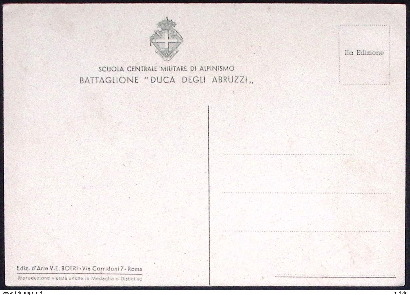 1930circa-Scuola Centrale Militare Alpinismo-battaglione Duca Degli Abruzzi - Patriotiques