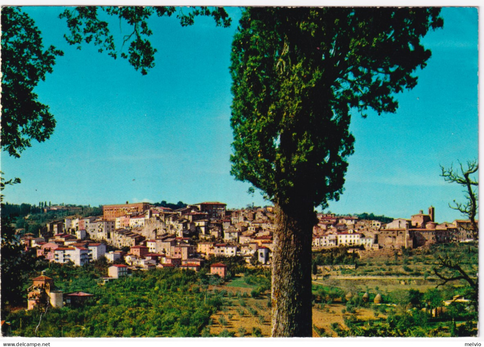 1973-CHIANCIANO TERME Panorama Viaggiata Affrancata NATALE'72 Lire 25 (1190) - 1971-80: Marcophilia