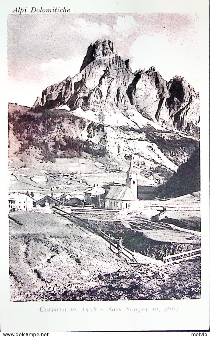 1919-CORVARA Alpi Dolomitiche Viaggiata, Posta Militare143 C.2 (7.2) - War 1914-18