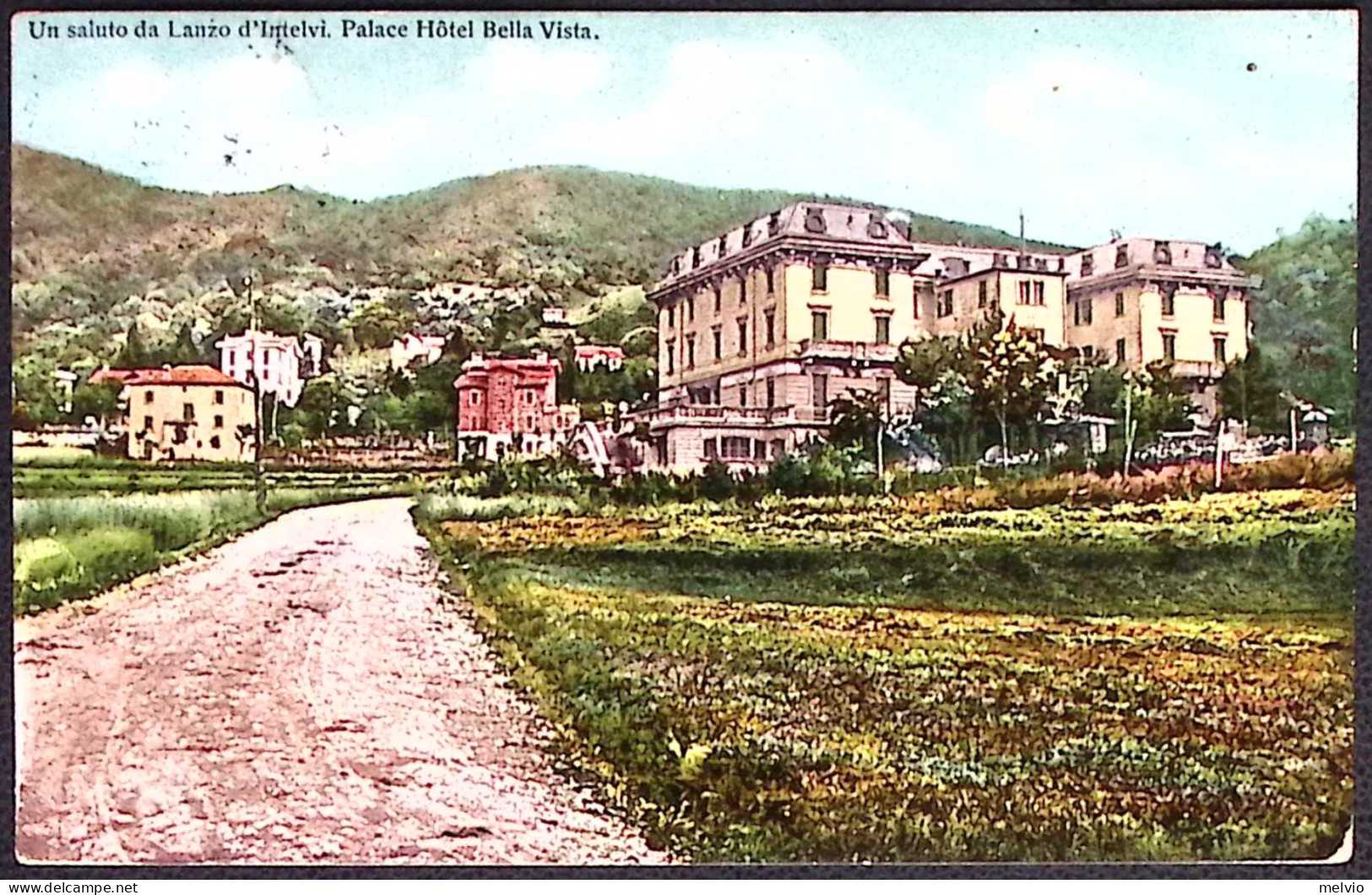 1922-Lanzo D'Intelvi Hotel Bella Vista Annullo Natante Como Colico 29 - Como