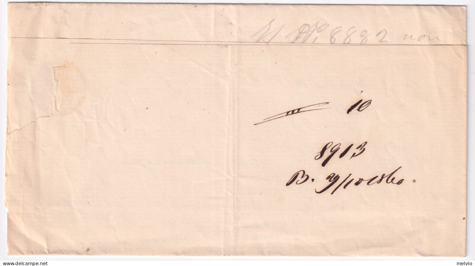 1860-OSPEDALETTO C.2 (29.10) Su Piego - 1. ...-1850 Prephilately