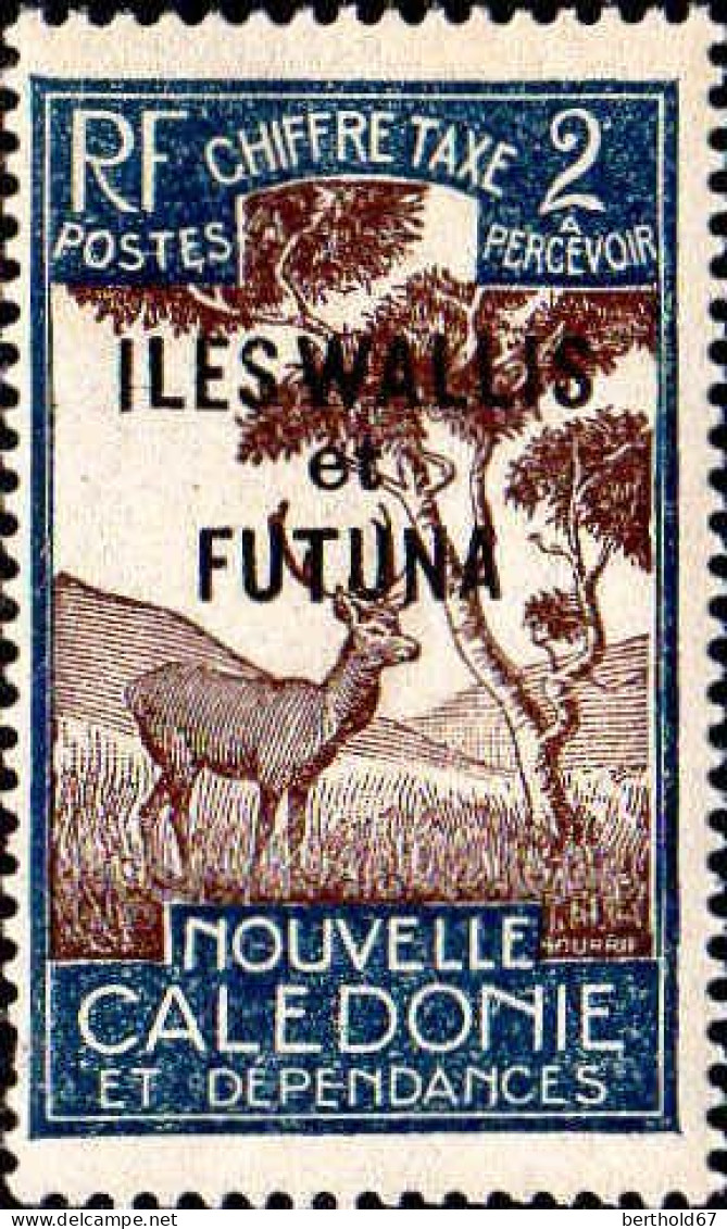 Wallis & Futuna Taxe N* Yv:11 Mi:11 Cerf (Trace De Charnière) - Postage Due