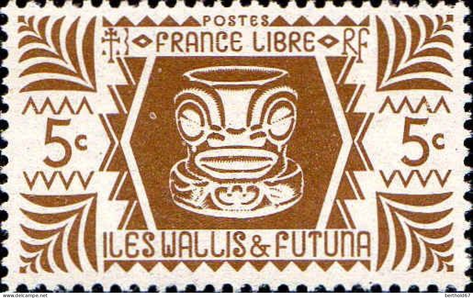 Wallis & Futuna Poste N** Yv:133 Mi:146 France Libre Série De Londres - Ungebraucht