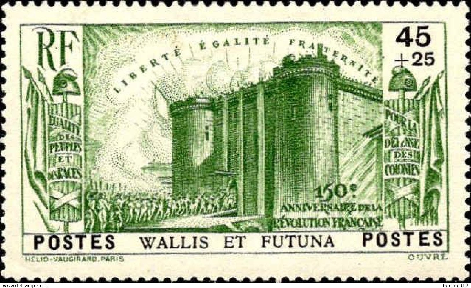 Wallis & Futuna Poste N** Yv: 72 Mi:82 Prise De La Bastille - Ungebraucht