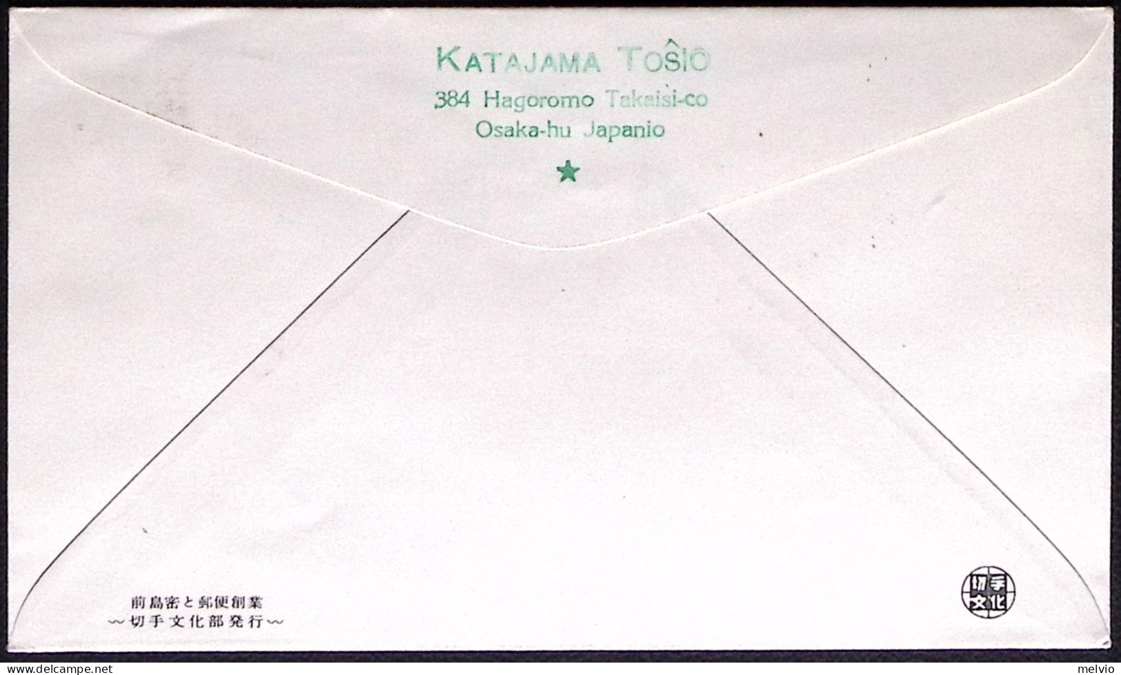 1961-Giappone 90^ Anniversario Del Servizio Postale - Lettres & Documents