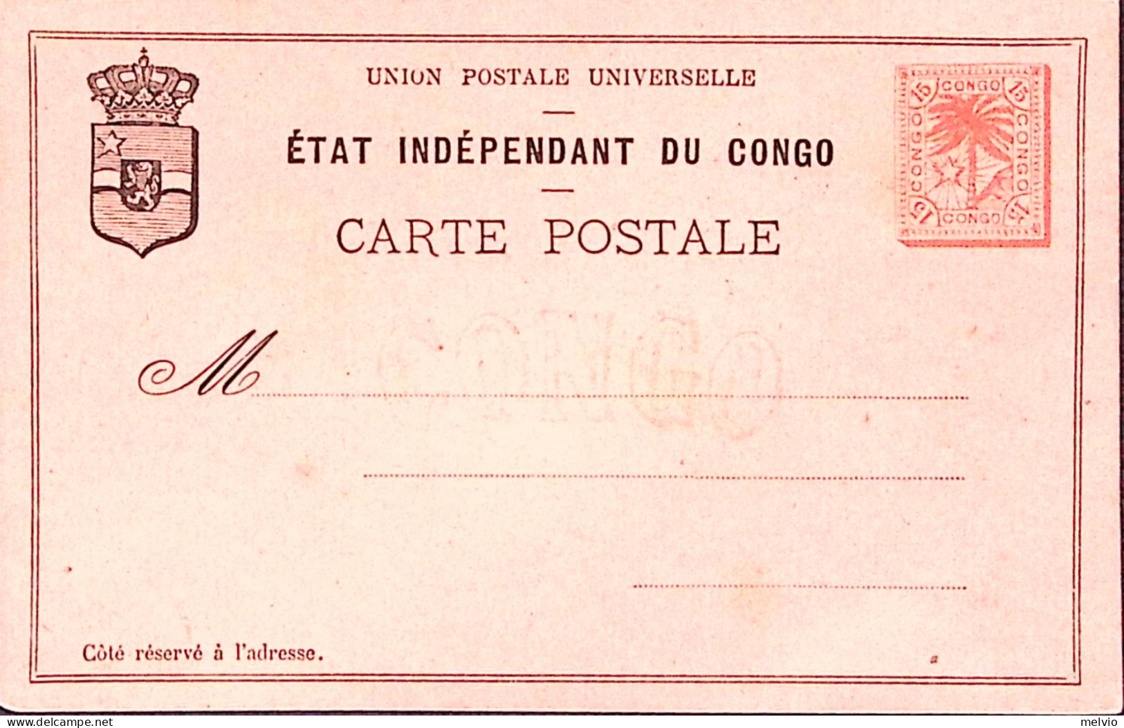1900circa-Stato Indipendente Del Congo Intero Postale Nuovo - Lettres & Documents