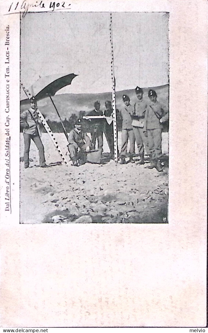 1902-Genieri Al Lavoro, Cartolina Viaggiata - Patriotiques