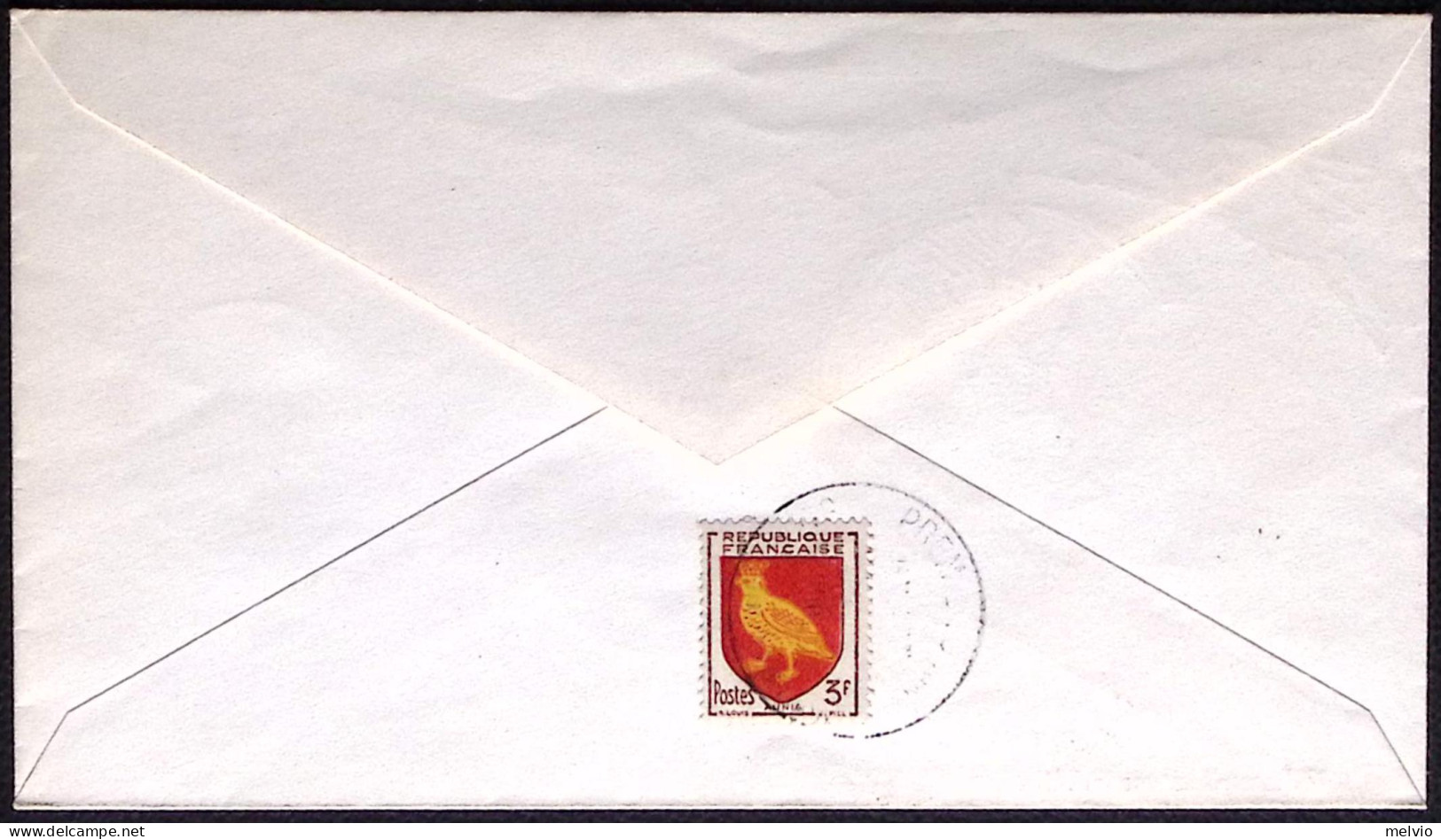 1956-Francia Busta Fdc J.H.Fabre - Briefe U. Dokumente