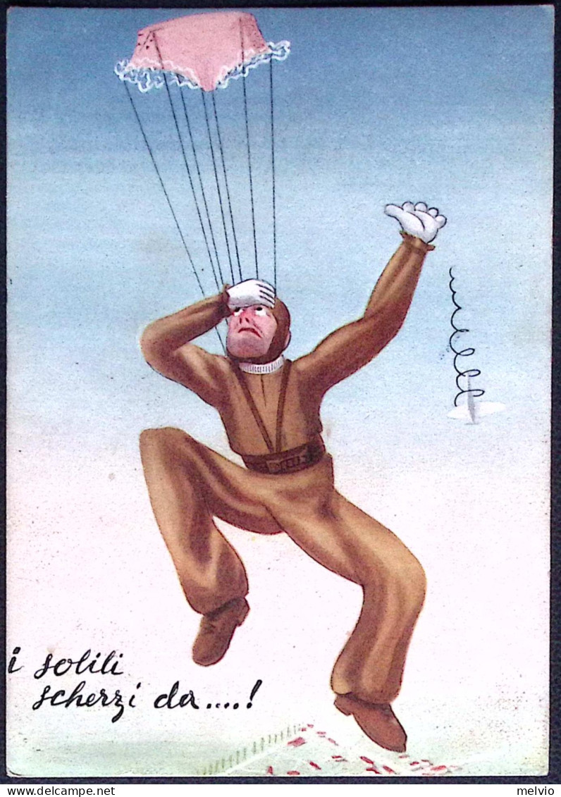 1940circa-I Soliti Scherzi Da..! Cartolina Umoristica - Humour