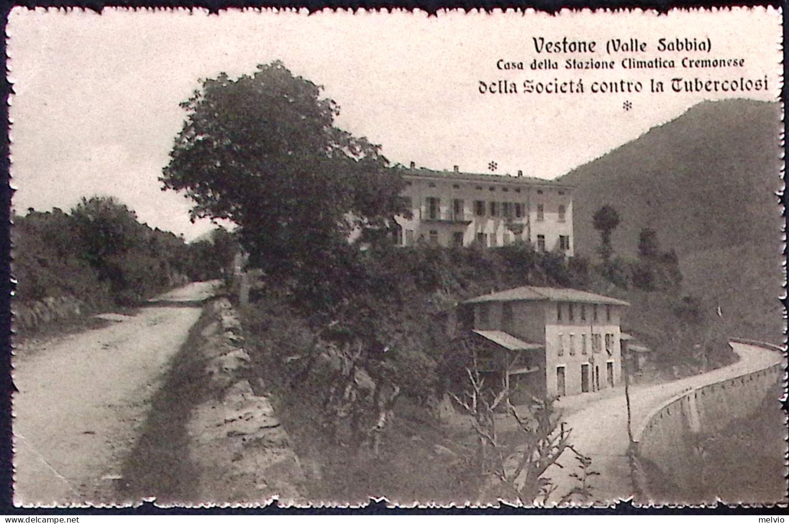 1930circa-Vestone (Valle Sabbia) Casa Della Stazione Climatica Cremonese Della S - Brescia