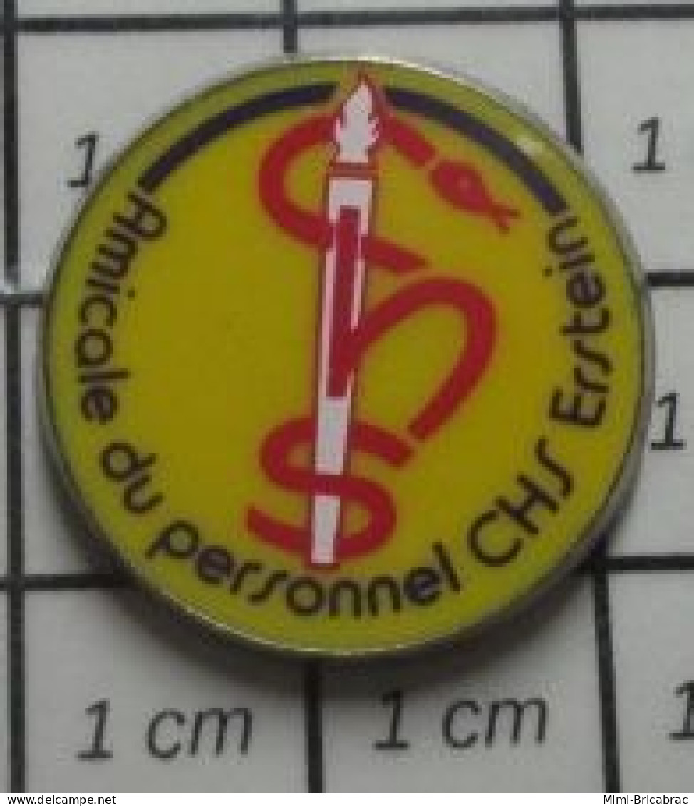 711E Pin's Pins / Beau Et Rare / ASSOCIATIONS / AMICALE DU PERSONNEL CHS ERSTEIN HOPITAL - Associations
