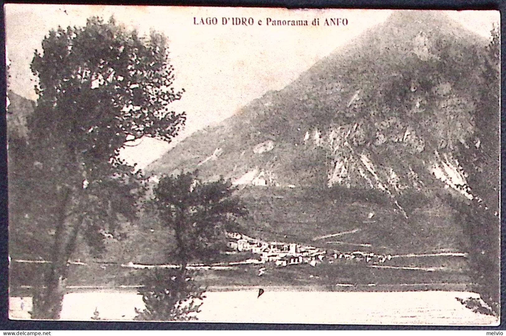 1916-Lago D'Idro E Panorama Di Anfo Con Bollo Regg.Fanteria M.M. (Milizia Mobile - Brescia