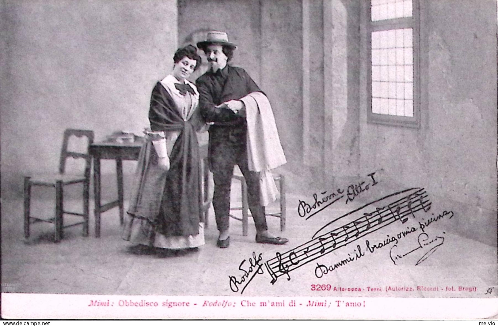 1903-BOEME Scena Atto Primo Ed. Alterocca, Nuova - Music